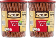Snyder's of Hanover, Old Fashioned Pretzel Rods, 27 oz Canister ( PACK OF 2)
