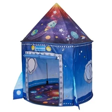 Rocket Ship Space Pop Up Play Tent for Kids-Astronaut Pretend Playhouse Gift ...