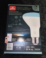 Globe Near-UV LED Light Disinfection Bulb White 65 Watt 25,000 Hours 650 Lumens