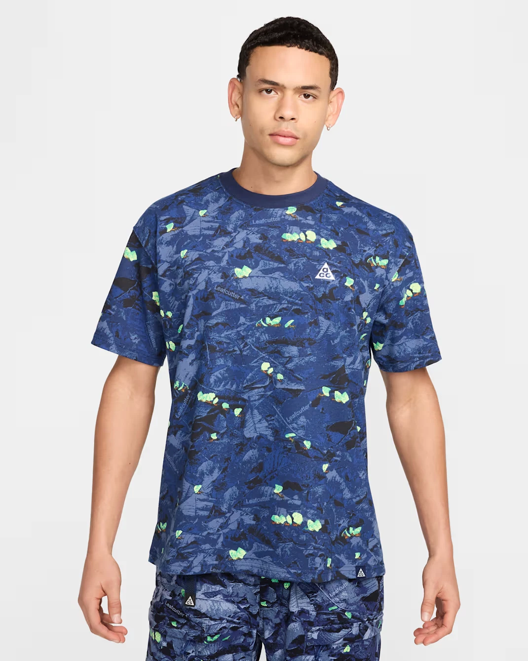 Nike ACG Men's Dri Fit Leafcutter Hiking Walking Shirt Large $60
