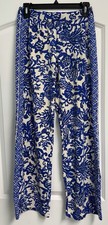 Lilly Pulitzer Grenada Knit Pant XS Deeper Coconut Ride Beach Flowy
