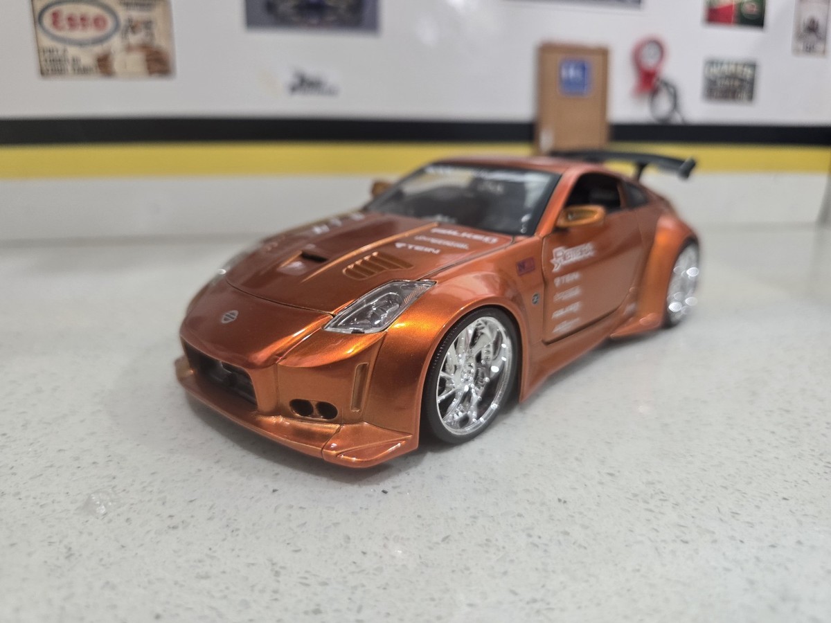 Jada Import Racer 1:24 Scale Diecast Car Nissan Z Orange | eBay