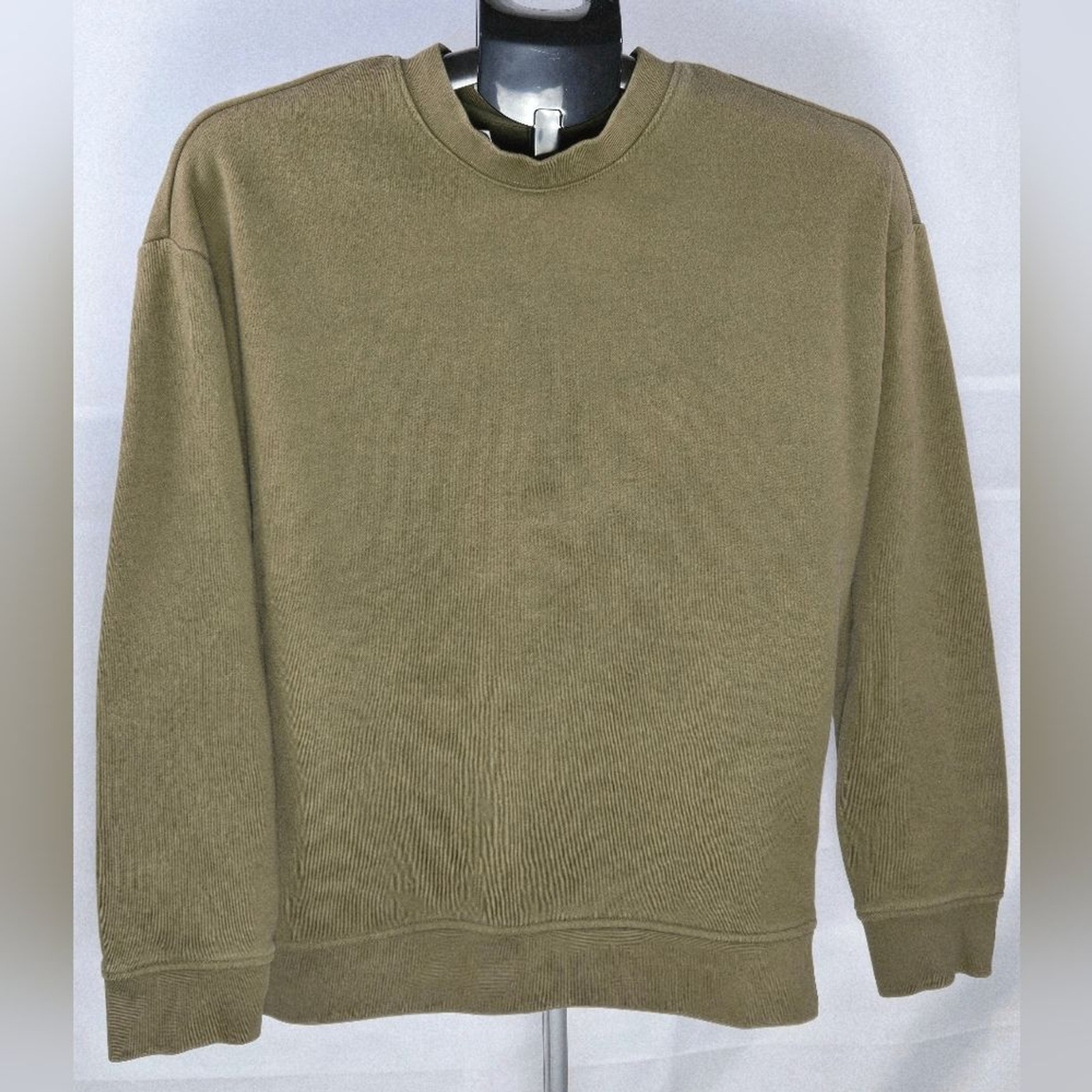 Marine Layer Elevated Basic Army Green Crewneck S… - image 1