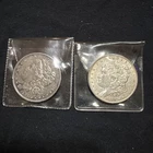 1883 and 1889 Morgan Silver Dollars. Circulated but Great Condition!!