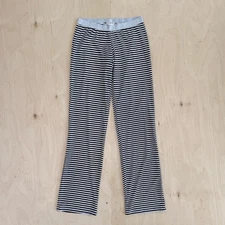 Y2K Playboy striped lounge pants black and white