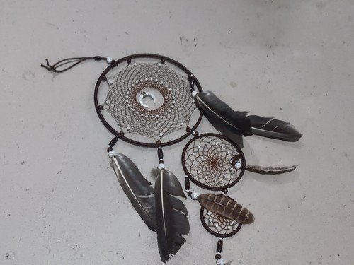 Urdeoms Wanddeko Erwachsene braun Boho Traumfänger - Bild 3 von 14