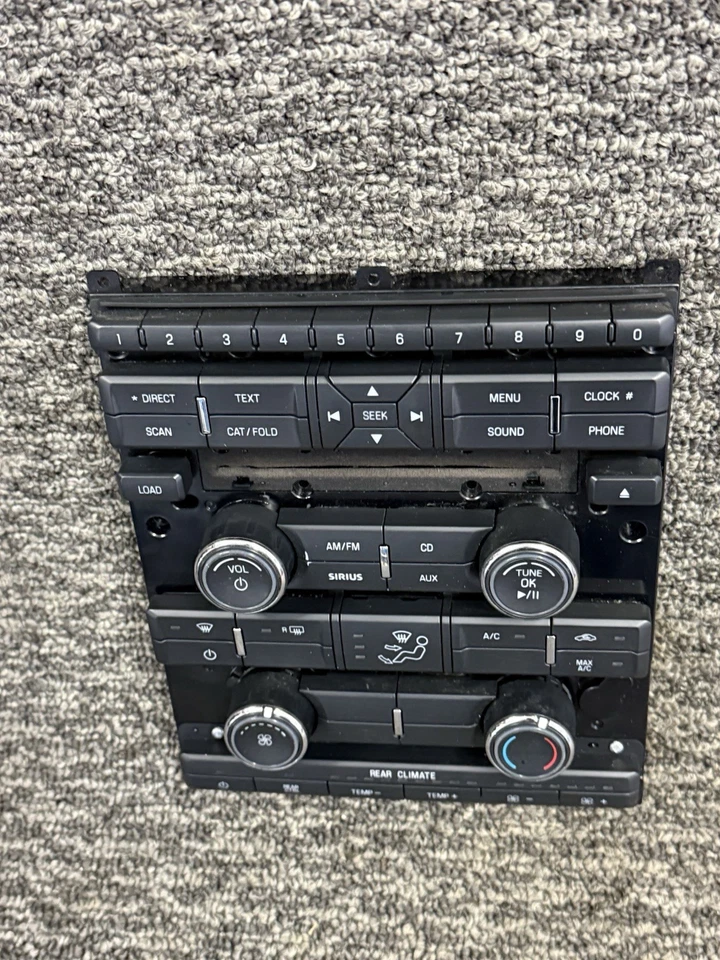 OEM 2009-2012 Ford Flex Radio Climate AC Heater Control Panel 8A8T-18A802-AF - Image 2 of 4