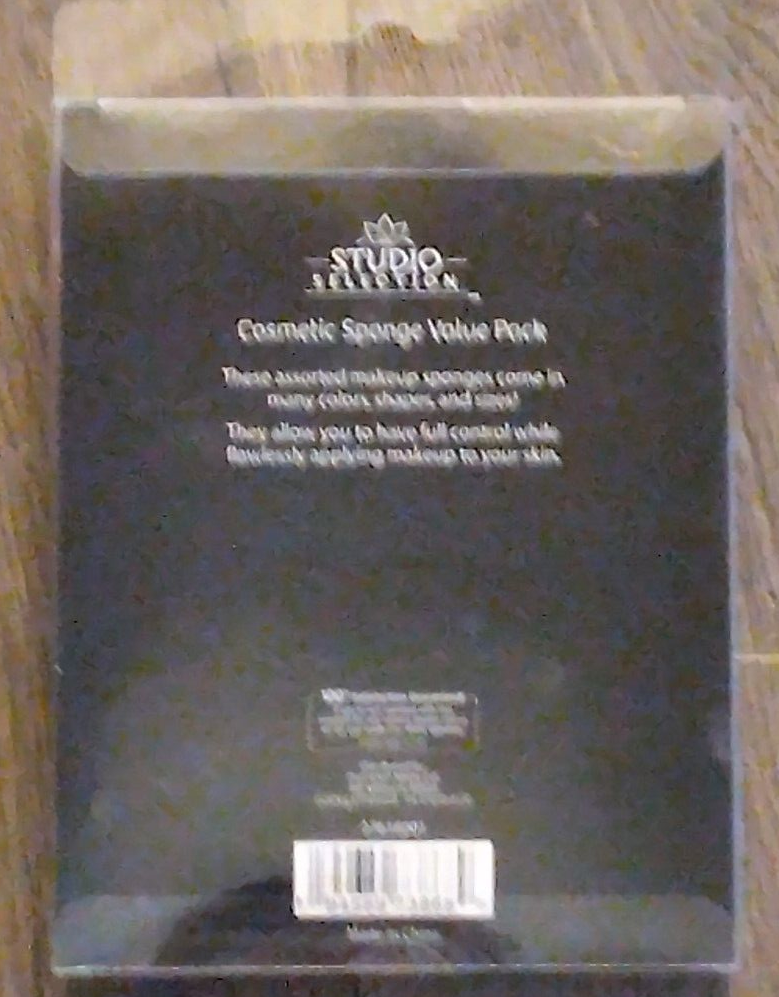 Studio Selection Cosmetic Sponges 24 Sponges In Pack Multiple