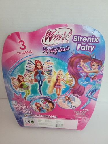 FLORA Winx Club My Fairy Friend Green Sirenix Fairy Doll Moveable Wings VHTF NIB - Picture 2 of 2