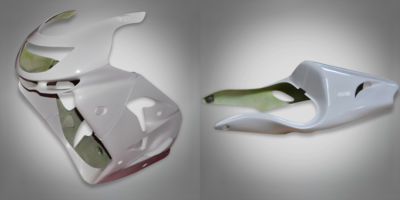 KDR96/S Verkleidungssatz Voll Fairing Straße Street Strada GFK