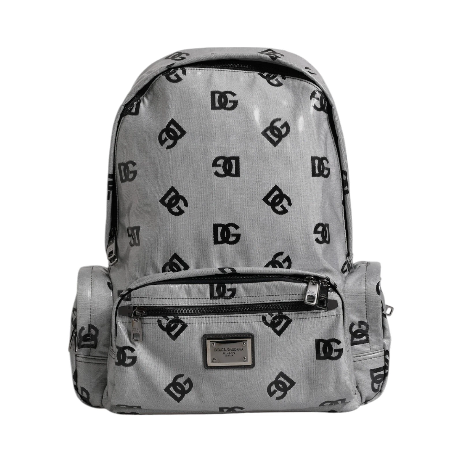 DOLCE & GABBANA Bag Polyester Gray Black DG Logo Plaque Backpack Borse 2850usd
Opens in a new window