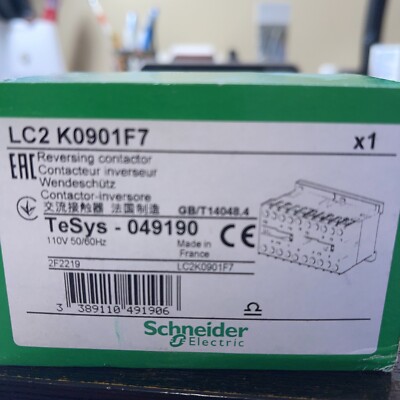 L2K0901F7. Reversing Contactor Schneider 110V50/60HZ
