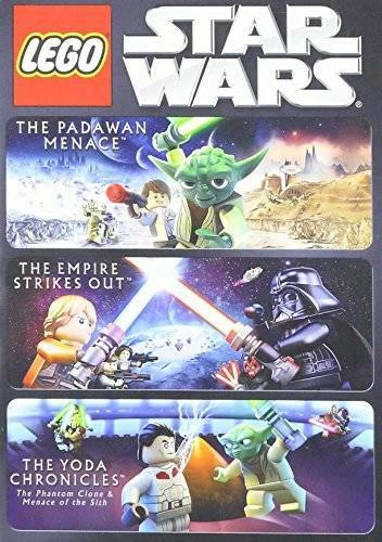 3 Lego Movie Collection DVD Star Wars The Padawan Menace The