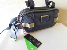 New Tumi Alpha Bravo Peyton Bike Sling Bag~ Midnight/Khaki