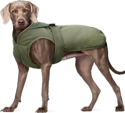Kuoser Haustier Hund Wintermantel Warme Fleecejacke XS-3XL Grün