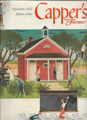 CAPPER'S FARMER Sept 1952 TRIM HOG COSTS HIGH POWERED HEN FEED beautiful ads 