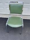STEELCASE CLASSIC INDUSTRIAL VINTAGE 1960'S PLUSH TANKER GREEN DESK/OFFICE CHAIR — photo 2