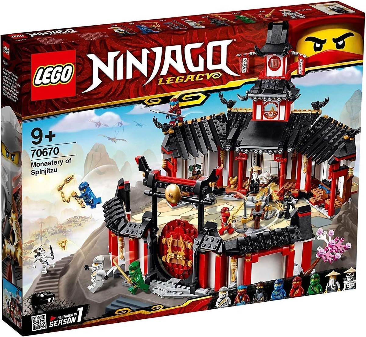 LEGO Ninjago Legacy Monastery of Spinjitzu 70670 Ninja Temple