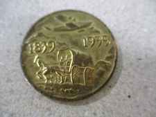 1839-1939 SACRAMENTO GOLDEN EMPIRE CENTENNIAL SUTTER'S POST MEDALLION TOKEN COIN