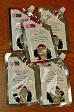 5x Global Beauty Care CHARCOAL Wash Off Mask 1 oz / 30 ml Ea