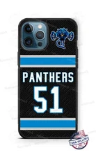 Customized Panthers Jersey Personalized Phone Case for Samsung Game Day Gift