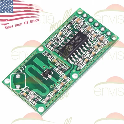 ENVISTIA Microwave Doppler Radar Motion Detector Sensor RCWL-0516 Module Board