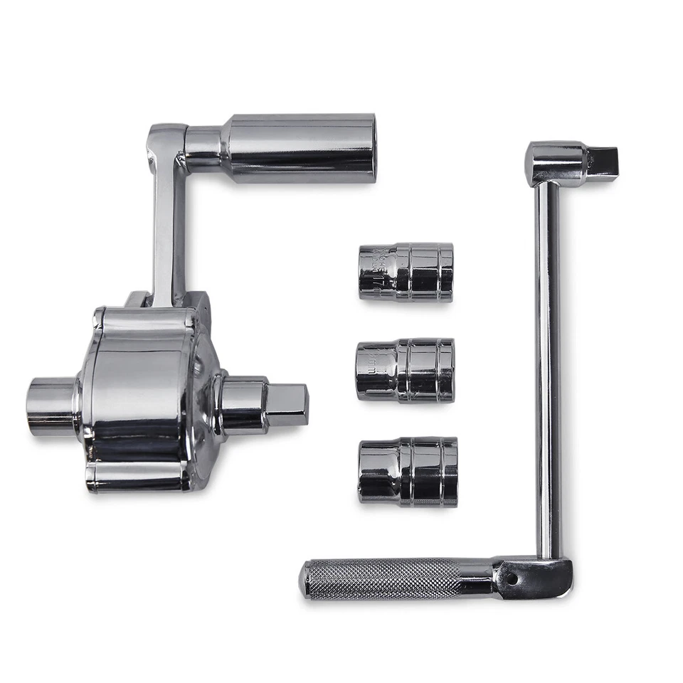 XtremepowerUS 1/2" Coche Llave Multiplicadora de Par Ahorro de Trabajo Llave Tuerca Foto 4 de 4