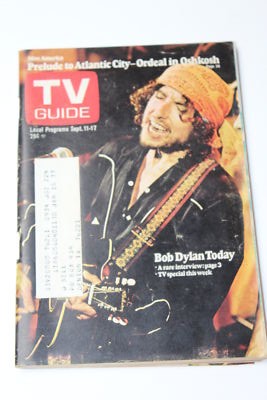 TV GUIDE MAGAZINE SEPTEMBER 11-17 1976 BOB DYLAN ~DALLAS ED.