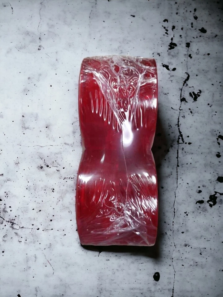 Rueda de monopatín SEISMIC 3dm 80a rojo claro 62 mm × 45 mm con núcleo rara sin usar JP Foto 2 de 4