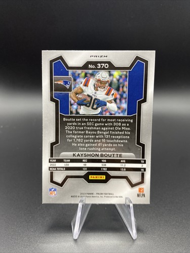 2023 Panini Prizm #370 Kayshon Boutte Green Wave - Picture 2 of 2
