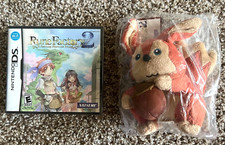 Nintendo DS: Rune Factory 2 Fantasy Harvest Moon NEW & Exclusive Squirrel Plush