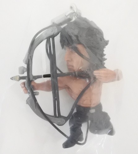 Rambo Sylvester Stallone Figure Strap Keychain Set of 6 KITAN Club 2013 - Picture 5 of 15