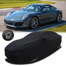 Car Cover Satin Stretch Dust Rain Waterproof Outdoor Fit For Porsche 911 928 968