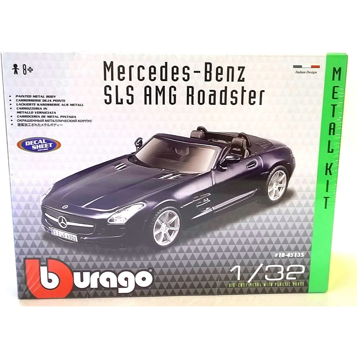 ミニカー Mercedes-Benz SLS AMG Roadster Bburago B18-45135 Mercedes-Benz SLS AMG Roadster Model Kit