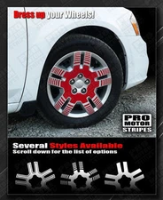 Wheel Cover Overlay Stripes Decals for Dodge Avenger 2008 2009 2010 Pro Motor
