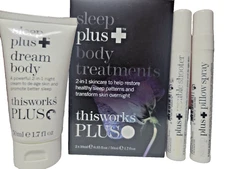 THISWORKS Sleep Plus + Body Treatments, (Dream Cream & Trouble Shooter) NIB