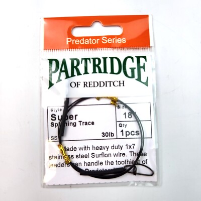 Partridge SST Super Spinning Trace / Crane - 18'' 30lb