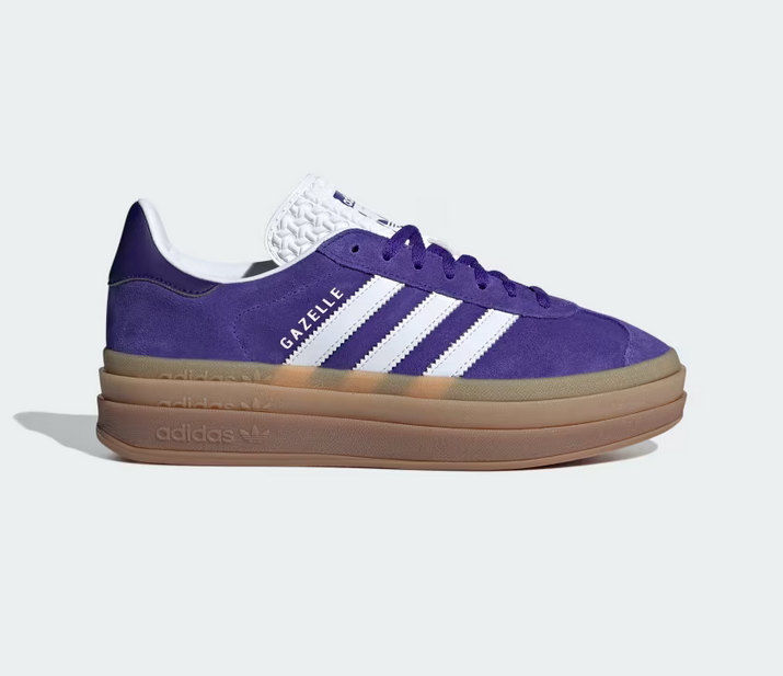 Adidas Gazelle Bold Energy Ink Purple Womens Sneakers Shoes IE0419