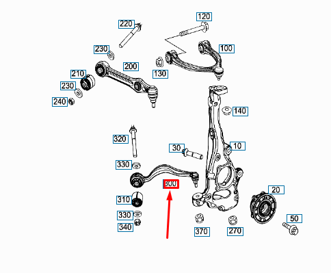 MERCEDES-BENZ E-CLASS W213 Front Right Lateral Arm A2133302200 NEW 
