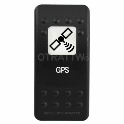 OTRATTW Carling Technologies Contura II Rocker only, GPS, WHITE LENS