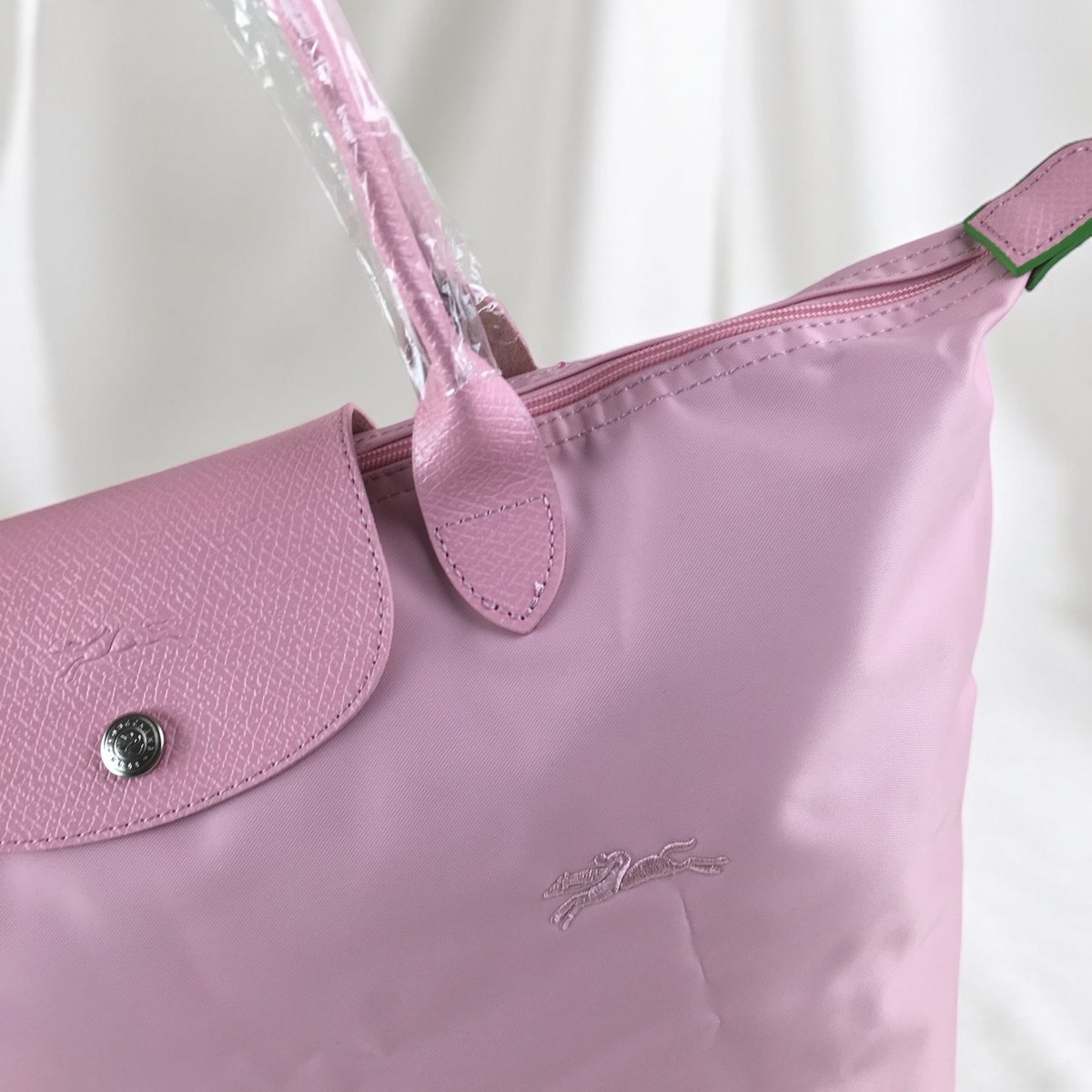 再度お値下げ！LONGCHAMP リュック LE PLIAGE パープル✖️ピンク Longchamp Pink Le Pliage L size Original Handle Bag Pouch