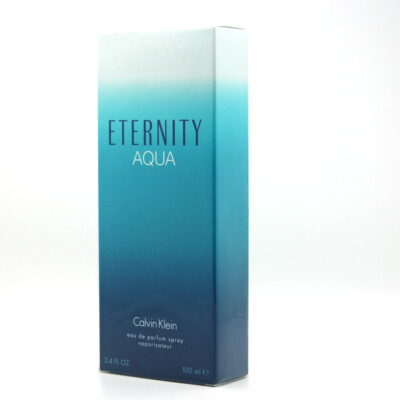 ETERNITY AQUA by Calvin Klein 3.4 oz, 100 ml Eau De Parfum Spray for Women