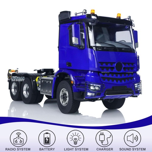 6X6 1/14 Radio Controlled Lorry Car Tractor Truck Model Battery RTR for TAMIYA - Picture 2 of 18