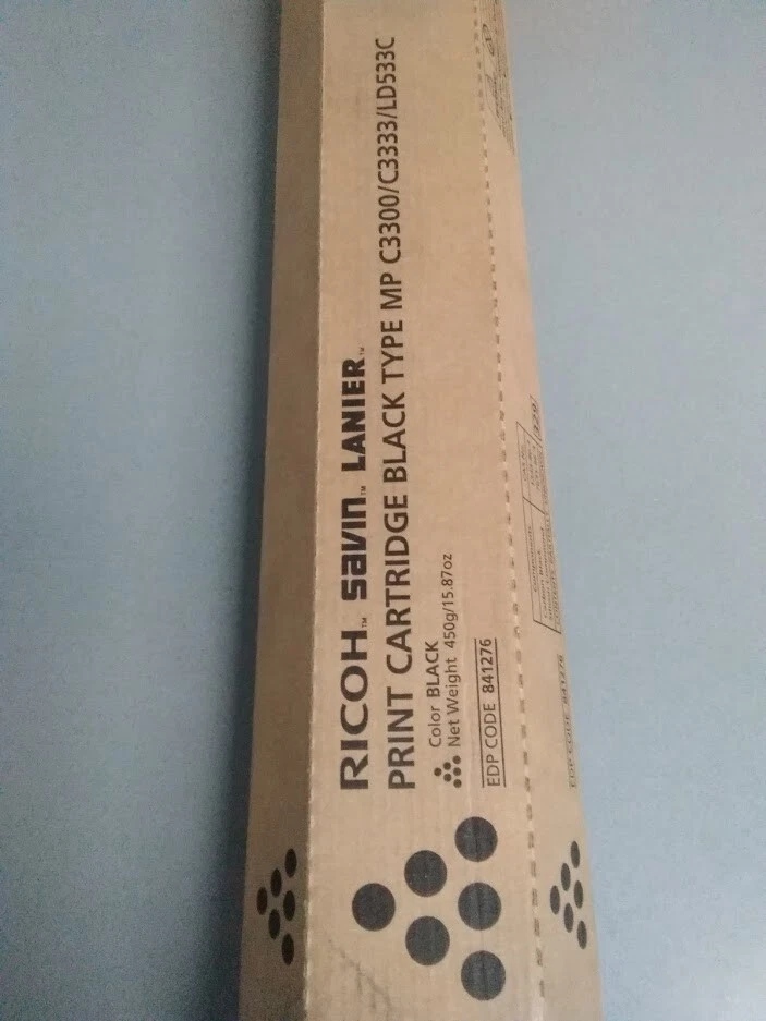 Ricoh 841276 Black Toner Cartridge Aficio MP C3300, Savin C3333 - Image 3 of 3