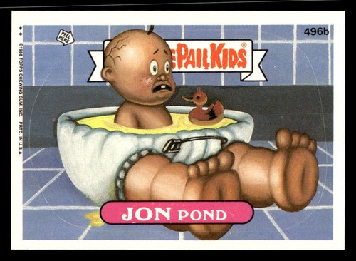 JON Pond #496b 1988 Garbage Pail Kids card