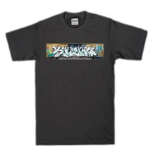 Streetwise Graff train Graphic T-Shirt Black M-L-XL-2XL-3XL-4XL-5XL