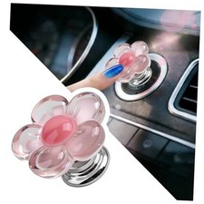 Flower Car Push Start Button Cover,Cute Push to Start Button Cover as Car