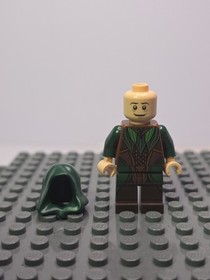 Lego - Mirkwood Elf - Dark Green - lor080 - set 79012 - Hobbit LOTR Minifigure
