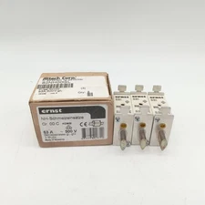 Altech Corp 63NH00GL 63A 500V Fuse Box of 3