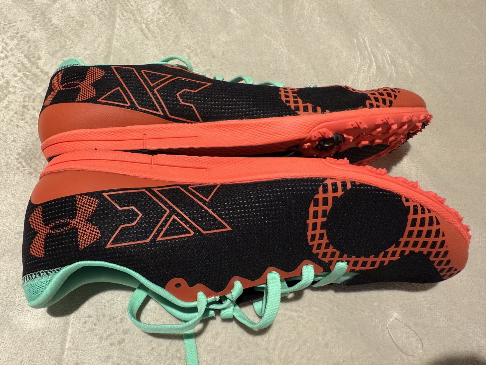 Under Armour Brigade XC 2 Track Spikes Men's Size 13 Women’s 14.5 New With Bag thumbnail 6